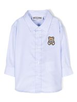 Moschino Kids chemise à motif Teddy Bear en coton - Bleu - thumbnail