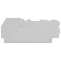 WAGO 2102-1391 Afsluittussenplaat Grijs 100 stuk(s)