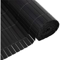 Dubbelzijdig PVC rietgaas - NATURE - 1 x 3 m - 1600 g/m² - Verduisterend 4/5 - Anti-UV - Antraciet