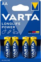 Varta batterij Longlife Power AA, blister van 4 stuks