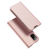 Dux Ducis - Slim bookcase hoes - Samsung Galaxy A02s - Rose Goud