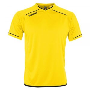 Hummel 110113K Leeds Shirt Korte Mouw Kids - Yellow-Black - 116