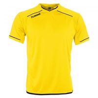 Hummel 110113K Leeds Shirt Korte Mouw Kids - Yellow-Black - 116