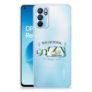 OPPO Reno 6 5G Telefoonhoesje met Naam Boho Bottle