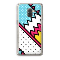 Pop Art #2: Samsung Galaxy A8 (2018) Transparant Hoesje