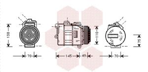 Van Wezel Airco compressor 0600K181