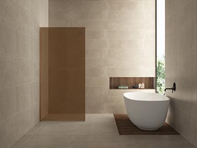Slim glasplaat nano warm koper