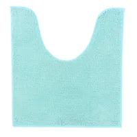 WC mat aqua polyester 45 x 50 cm | 6 stuks