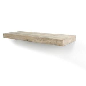 Woodbrothers Zwevende wandplank eiken recht 120x20cm