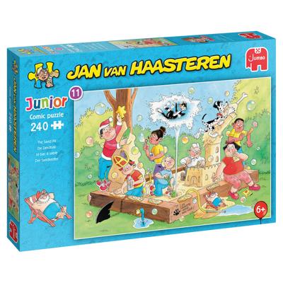 Jumbo Jan van Haasteren Junior puzzel De zandbak - 240 stukjes