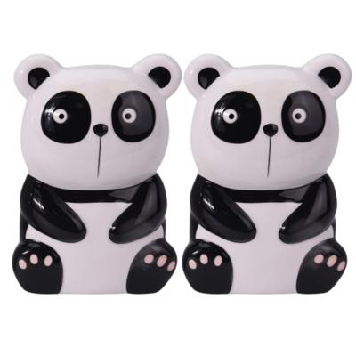 Waterverdamper radiator - 2x - panda - kunststeen - kinderkamer - 17 cm - luchtbevochtiger Waterverdamper radiator - 2x - panda - kunststeen - kinderkamer - 17 cm - luchtbevochtiger