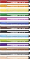 STABILO Trio Scribbi, ergonomische viltstift, onverwoestbaar door meeverende punt, etui met 14 kleuren - thumbnail