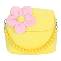 3 STKS mode schoudertas kinderen meisjes prinses bloem Messenger handtas mooie portemonnees (geel)