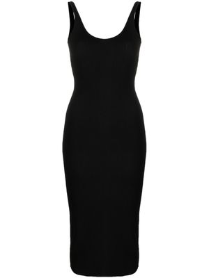 GCDS robe en maille à dos nu - Noir