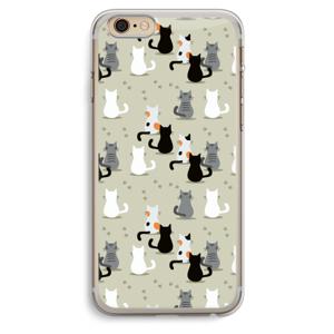 Katten: iPhone 6 Plus / 6S Plus Transparant Hoesje