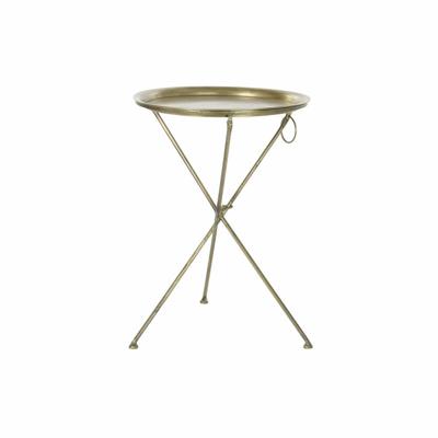 Bijzettafel DKD Home Decor Gouden Blik (47,5 x 47,5 x 64,5 cm)