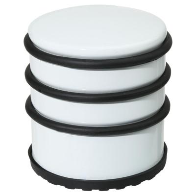 5Five Deurstopper - wit - 7 x 7,5 cm - metaal - deurstop