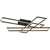 LED Plafondlamp Vierkant 36W | Dimbaar & Kleur Aanpasbaar | Mat Zwart