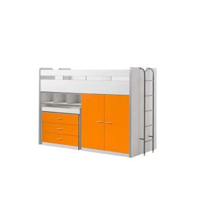 Vipack halfhoogslaper Bonny - oranje - 227x150x94,6 cm