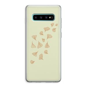 Falling Leaves: Samsung Galaxy S10 Plus Transparant Hoesje