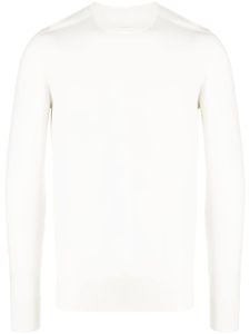 Patrizia Pepe pull en laine à coupe slim - Blanc