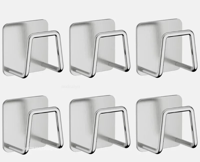 StickDry RVS Sponshouder - Zelfklevende Organizer voor Goothoek & Keukenaccessoires StickDry RVS Sponshouder - Zelfklevende Organizer voor Goothoek & Keukenaccessoires
