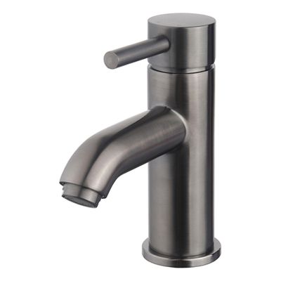 Wastafelkraan Wiesbaden Cadans | Opbouw | Mengkraan | Laag model | 1-hendel | Rond | Gunmetal PVD