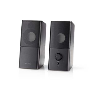 Nedis GSPR10020BK Gaming-luidsprekers 2.0 Over Usb Gevoed 3,5 Mm Jack Rms 6 W