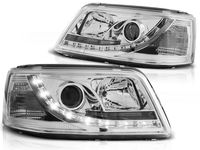 Tuning-Tec Koplampen met parkeerlicht voor VW T5 04 03-08 09 CHROOM - thumbnail