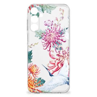 Samsung Galaxy A16 | TPU Hoesje | Bird Flowers Samsung Galaxy A16 | TPU Hoesje | Bird Flowers
