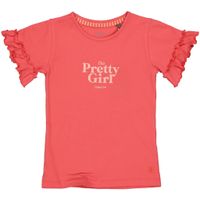 Quapi Meisjes t-shirt - Temmy - Roze rouge - thumbnail