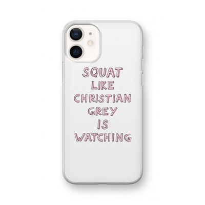 Christian Grey: iPhone 12 mini Transparant Hoesje