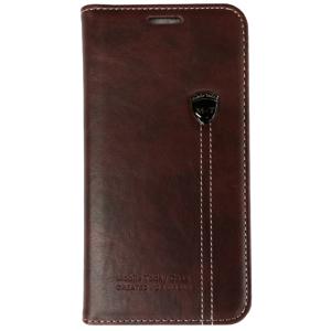 Leren hoesje Galaxy Note 5 donkerbruin