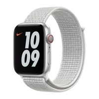 Apple origineel Nike Sport Loop Apple Watch 42mm / 44mm / 45mm / 49mm Summit White - MX822ZM/A - thumbnail