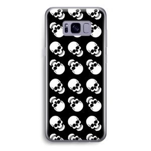 Musketon Skulls: Samsung Galaxy S8 Transparant Hoesje