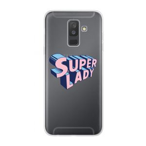 Superlady: Samsung Galaxy A6 Plus (2018) Transparant Hoesje