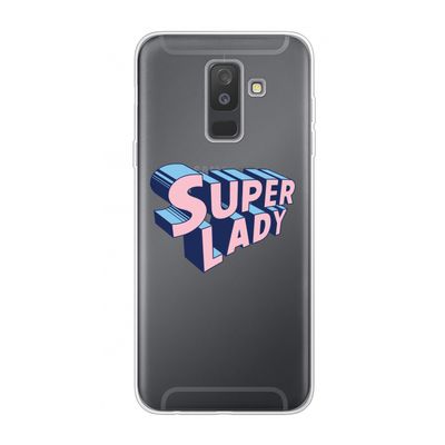 Superlady: Samsung Galaxy A6 Plus (2018) Transparant Hoesje