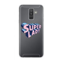 Superlady: Samsung Galaxy A6 Plus (2018) Transparant Hoesje