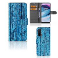 OnePlus Nord CE 5G Book Style Case Wood Blue