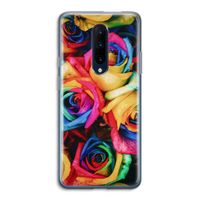 Neon bloemen: OnePlus 7 Pro Transparant Hoesje