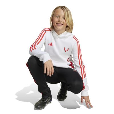 adidas Messi Trainingspak Hooded Kids Wit Zwart Rood