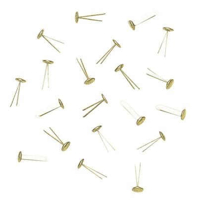 Splitpennen van metaal - 36x stuks - goud - Splitpennen vastzetters - hobbymaterialen
