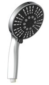 TOSCANA II handdouche, 5 functies, chroom antikalk nozzles 5 selecteerbare jets douchekop: Ø ca. 12,5 cm inclusief waterbesparende pakking - tot wel 50% minder water verbruik ½" (Ø ca. 1,9 c