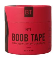 Boobtape no 1 incl. nipple covers - 5cm x 5m blac