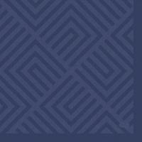 Duni Servetten mosaic dark blue 33x33 cm