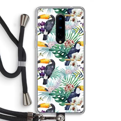 Tukans: OnePlus 8 Transparant Hoesje met koord