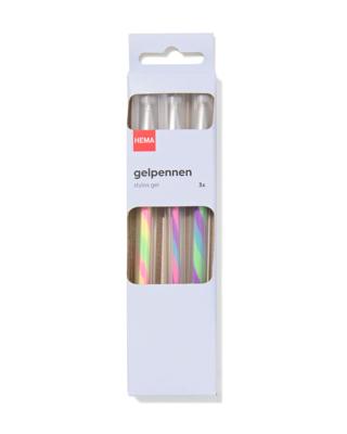 051 Multi Gelpen - 3 Stuks (multi)