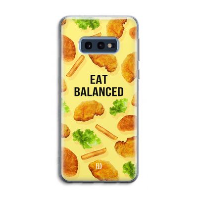Eat Balanced: Samsung Galaxy S10e Transparant Hoesje