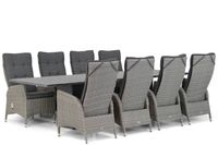 Garden Collections Lincoln/Graniet 300 cm dining tuinset 9-delig