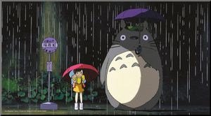 My Neighbor Totoro Wooden Wall Art Bus Stop